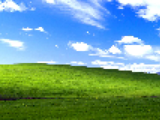 Pixelate processed image preview